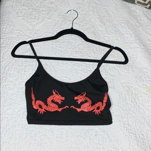 Cropped dragon tank
